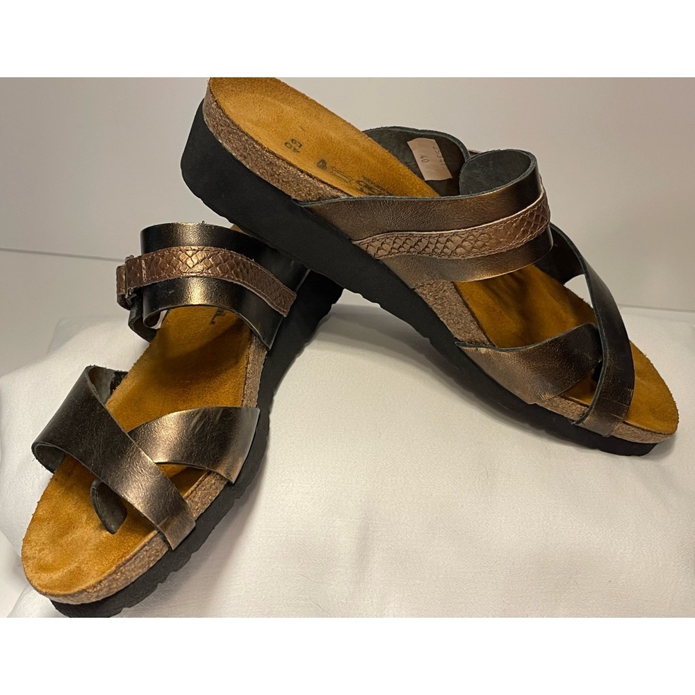 NAOT size 40 (9) Jessica Sandals in Burnt Copper